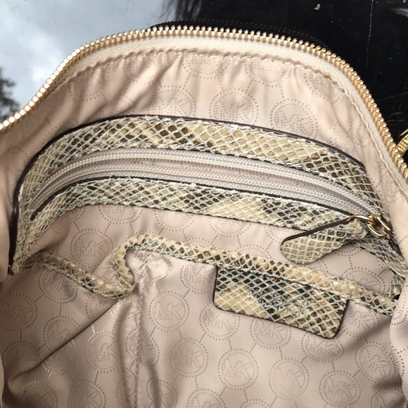 Michael Kors python Uptown Astor Crossbody/shoulder bag - Picture 8 of 11